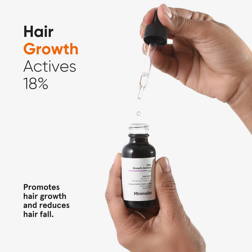 Minimalist Hair Growth Actives 18% Hair Serum (30ml) Online