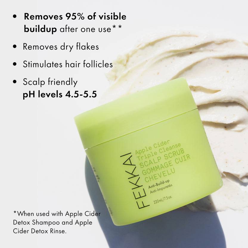 FEKKAI Apple Cider Triple Cleanse Scalp Scrub (220ml) Outlet