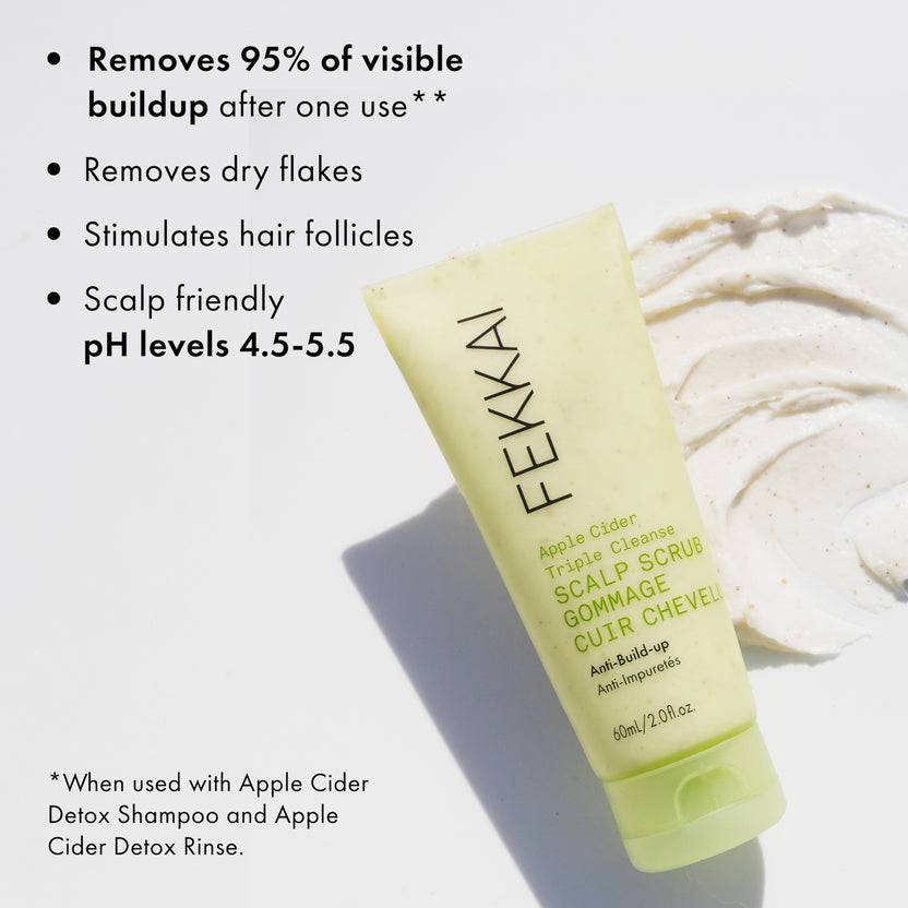 FEKKAI Apple Cider Triple Cleanse Scalp Scrub (220ml) Outlet