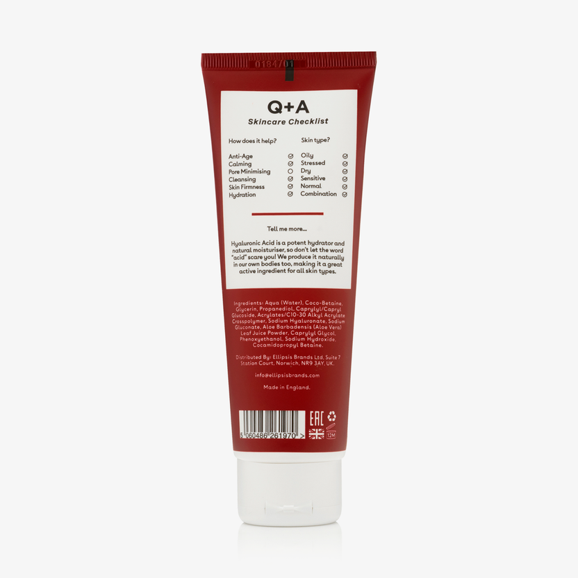Q + A Skin Hyaluronic Acid Hydrating Cleanser (125g) Verkauf