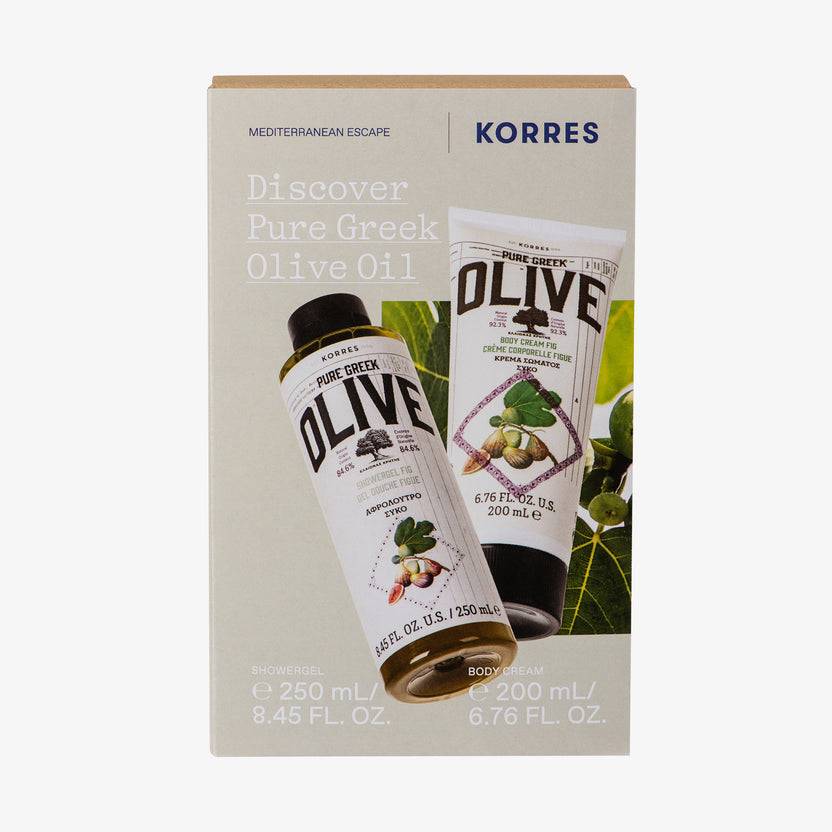 KORRES OLIVE & FIG Körperpflege Set (450ml) Limitierter Zeitrabatt