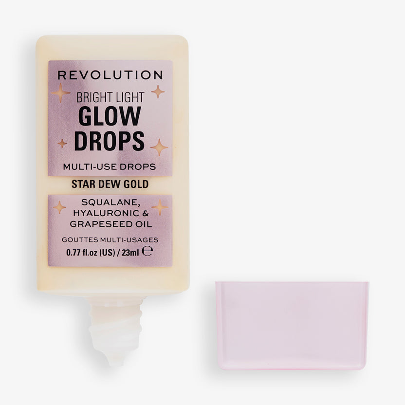 Revolution Makeup Bright Light Glow Drops Golden Star Dew (23ml) Saisonale Angebote