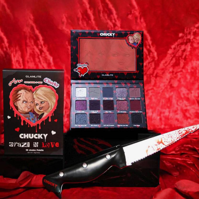 Glamlite Cosmetics Chucky x Glamlite "Crazy in Love" Palette (18g) Begrenzte Freigabe