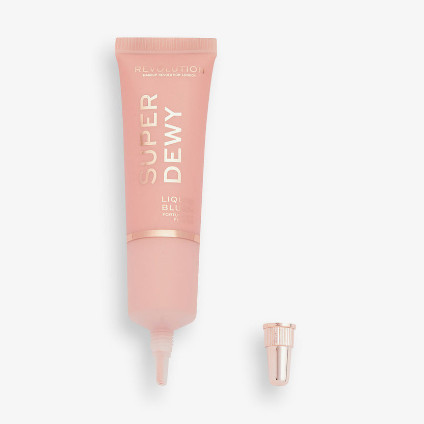 Revolution Makeup Superdewy Liquid Blush Fortunately Flushed (15ml) Neueste Stile