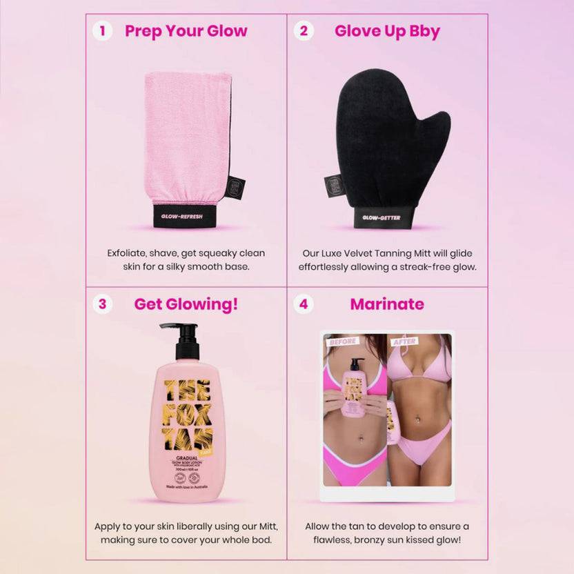 The Fox Tan Gradual Glow Body Lotion (300ml) Nur noch ein Tag übrig