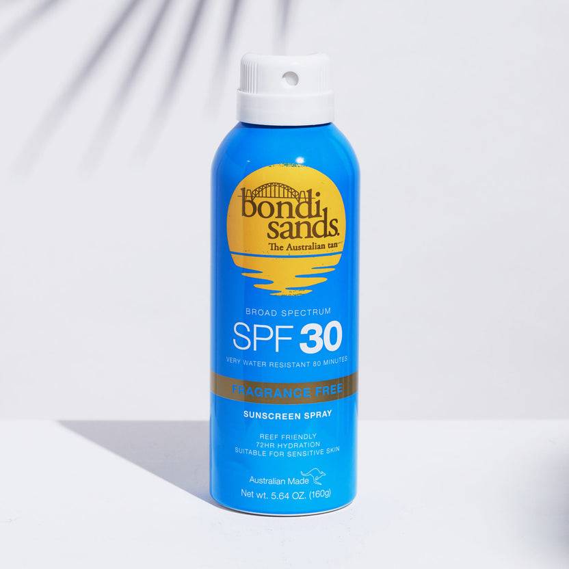 Bondi Sands SPF 30 Aerosol Mist Spray Fragrance Free (160g) Super Rabatt