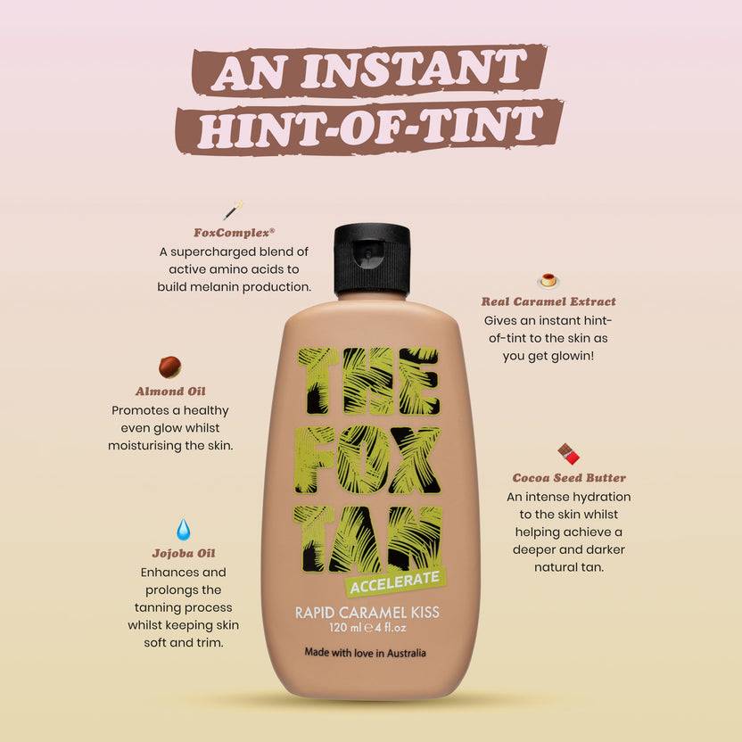 The Fox Tan Rapid Caramel Kiss (120ml) 50% Rabatt für begrenzte Zeit