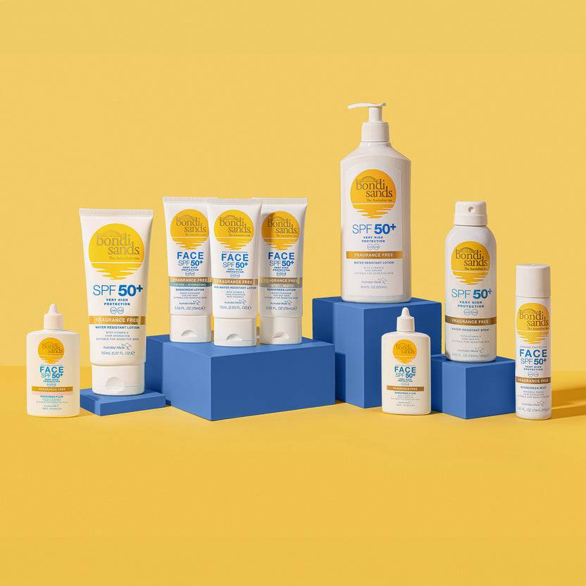 Bondi Sands SPF 50+ Fragrance Free Aerosol Mist Spray (160g) 2025