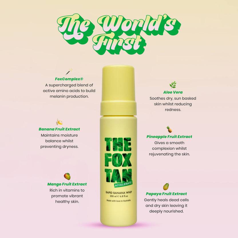 The Fox Tan Rapid Banana Whip (200ml) Begrenzte Freigabe