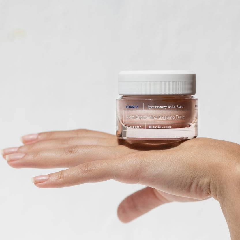 KORRES Apothecary Wild Rose Nachtcreme für strahlenden Teint (40ml) Kostenlose Rückgabe