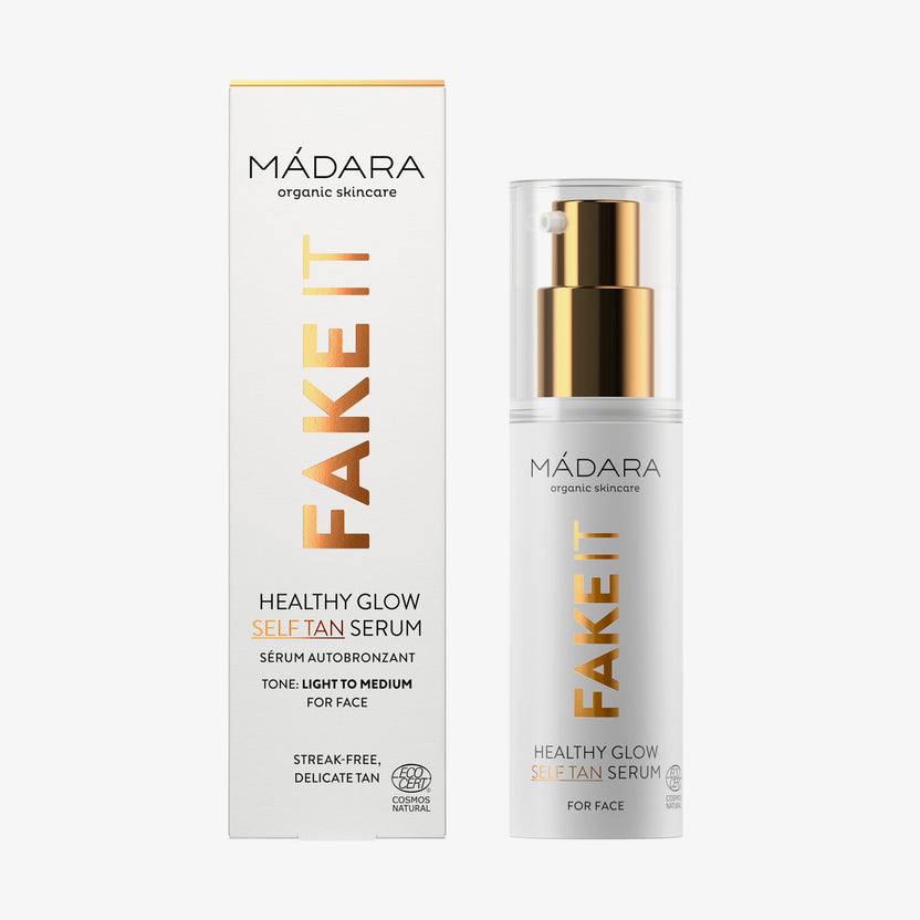 MÁDARA Cosmetics Fake It Healthy Glow Self Tan Serum For Face (30ml) 2025