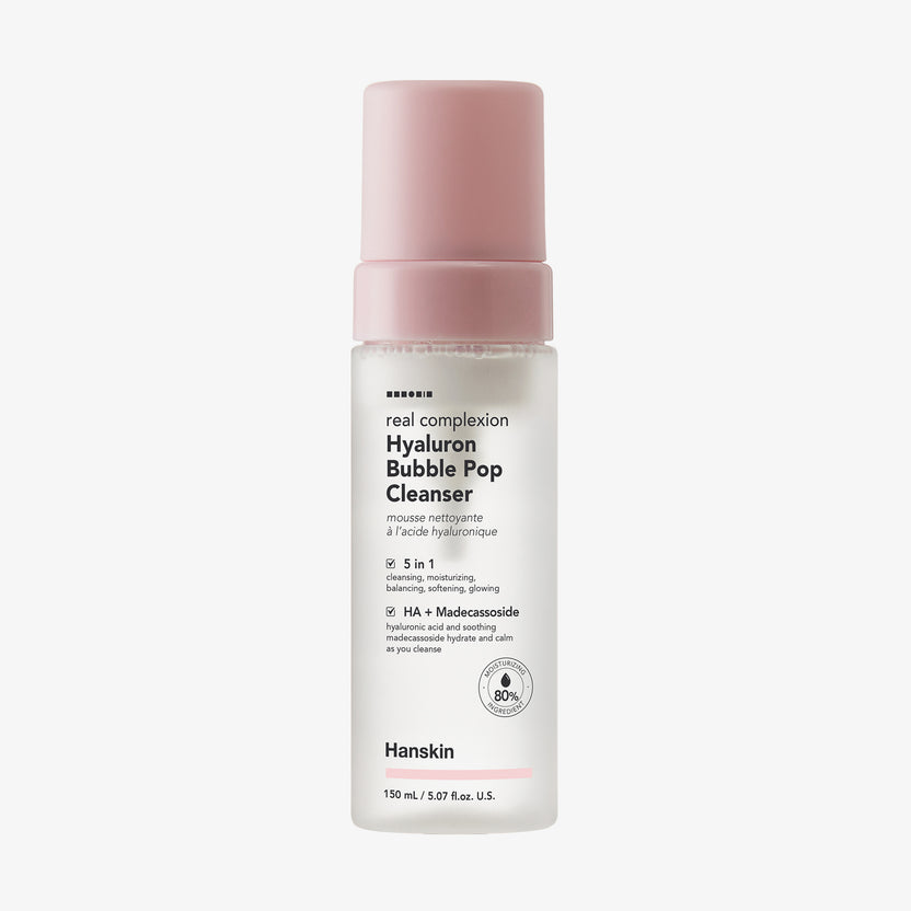 Hanskin Real Complexion Hyaluron Bubble Pop Cleanser (150ml) Hotsell