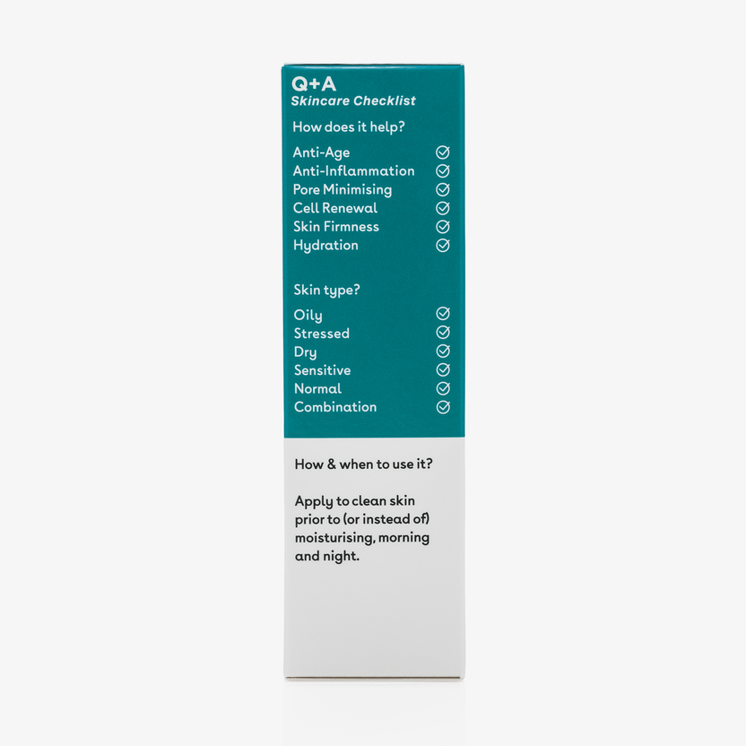 Q + A Skin Zinc PCA Facial Serum 30ml (30ml) Schlussverkauf