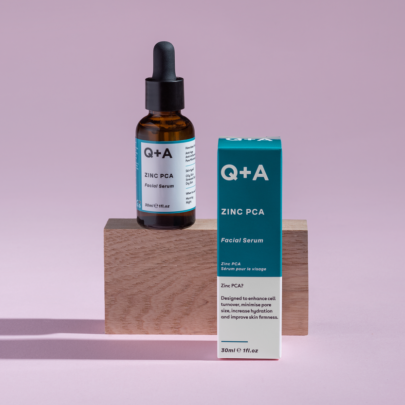 Q + A Skin Zinc PCA Facial Serum 30ml (30ml) Schlussverkauf
