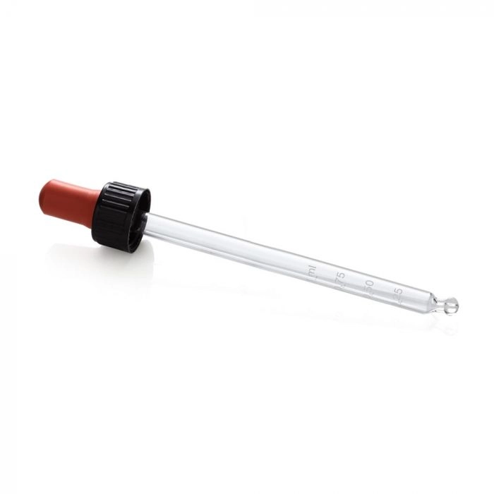 Spinnrad Tropfpipette grad. 1 ml für 100 ml Flaschen Outlet