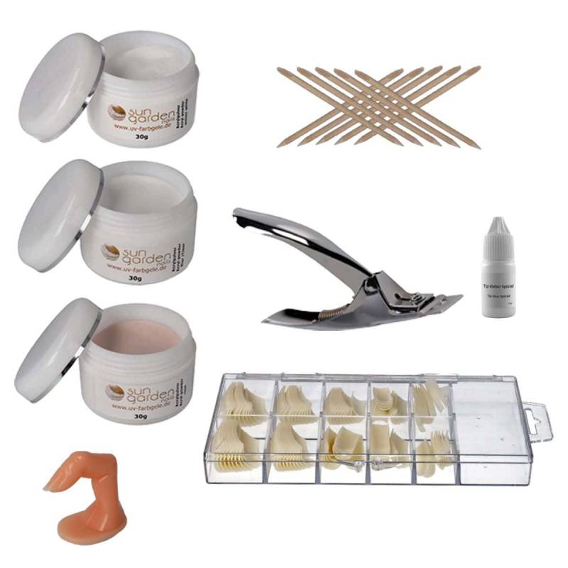 Sun Garden Nails Acryl Set Profi mit Handauflage Letzter Tag