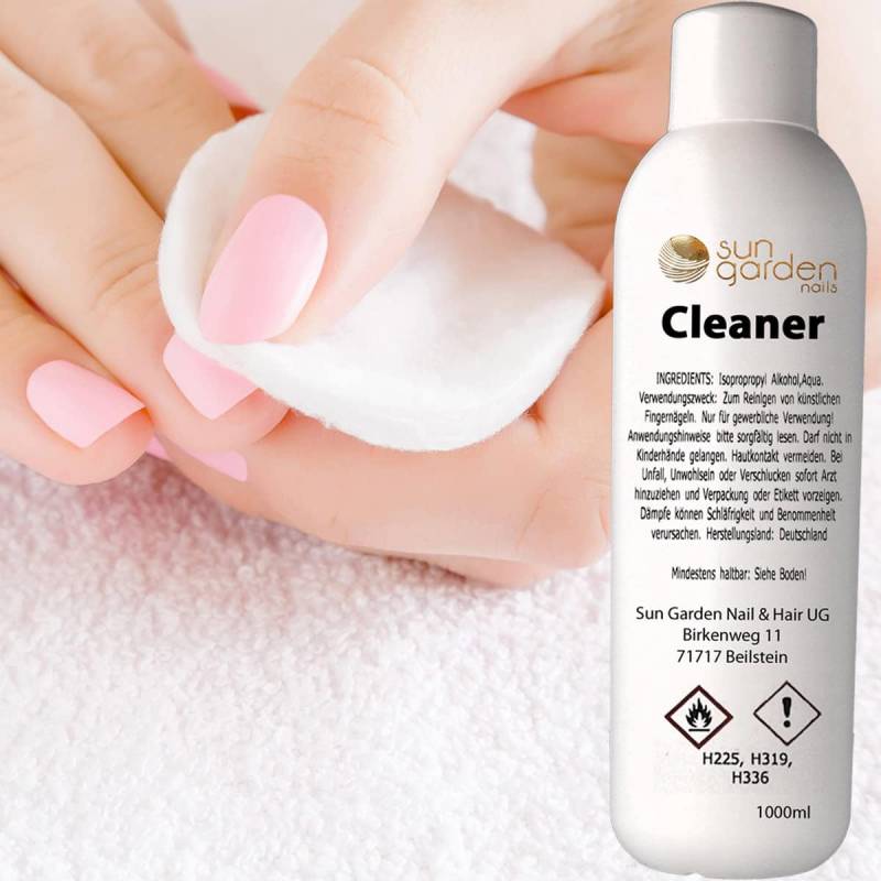 Sun Garden Nails 1000ml Nagelreiniger Cleaner Vierteljährliche Förderung