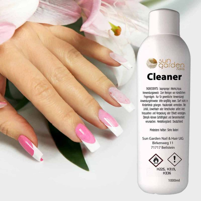 Sun Garden Nails 1000ml Nagelreiniger Cleaner Vierteljährliche Förderung