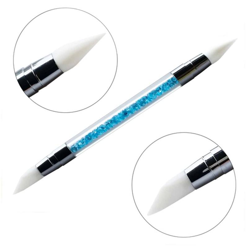 Sun Garden Nails Silikon Gummi Pinsel & Nailart Tool 2in1 Im Verkauf
