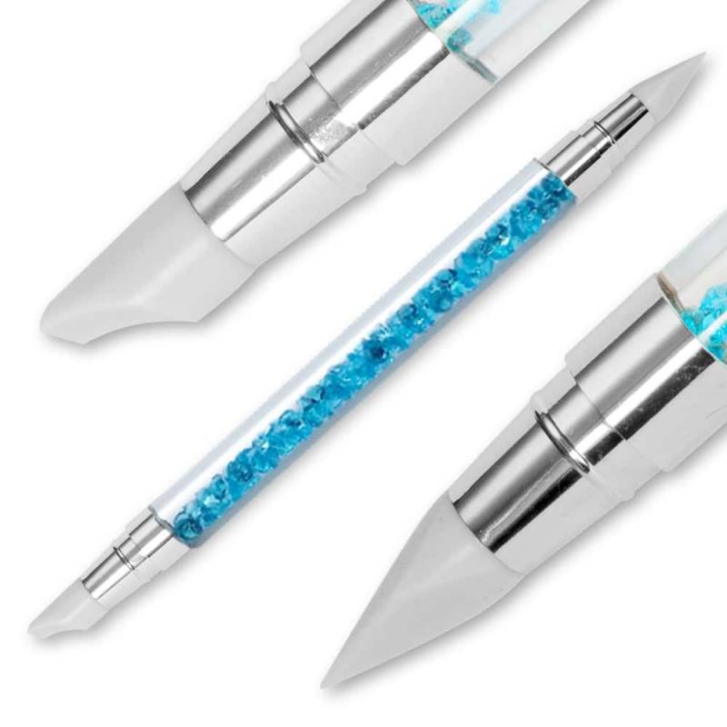 Sun Garden Nails Silikon Gummi Pinsel & Nailart Tool 2in1 Im Verkauf