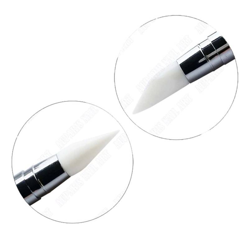 Sun Garden Nails Silikon Gummi Pinsel & Nailart Tool 2in1 Im Verkauf