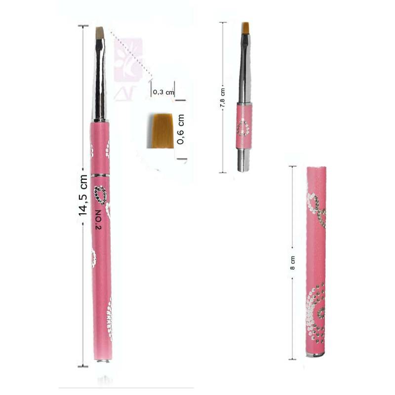 Sun Garden Nails Steckpinsel Gelpinsel aus Echthaar - Square Rabatte dieses Monats