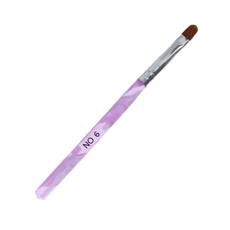 Sun Garden Nails 4 tlg. Set Gelpinsel aus Rotmarderhaar - Rounded Hotsell