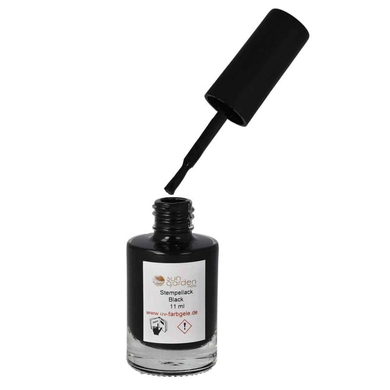 Sun Garden Nails 11ml Stempellack - Schwarz Jubiläumsangebot