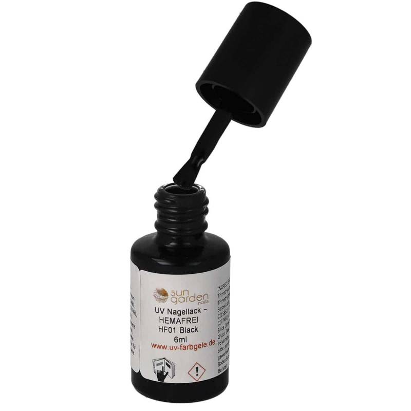 Sun Garden Nails UV Nagellack 6ml - HEMA-FREI - Schwarz & Weiß Töne Lagerräumung