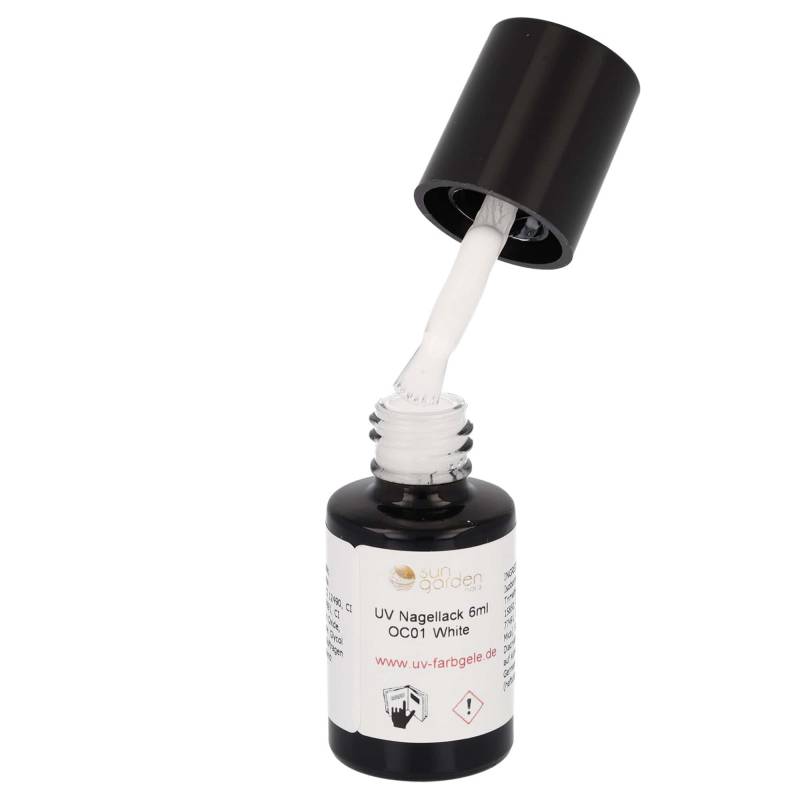 Sun Garden Nails UV Nagellack 6ml - One Coat Line - schwarz & weiß Töne Heißer Verkauf