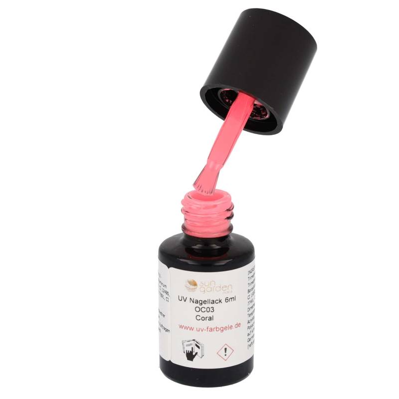 Sun Garden Nails UV Nagellack 6ml - One Coat Line - rot & orange Töne Exklusive Angebote