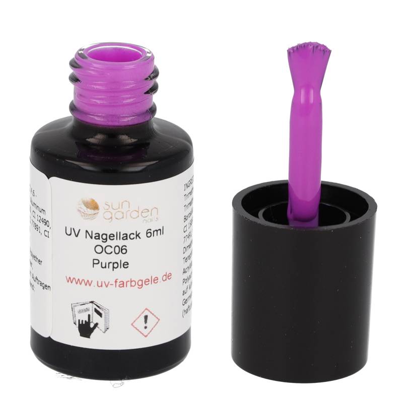 Sun Garden Nails UV Nagellack 6ml - One Coat Line - lila Töne Große Rabatte
