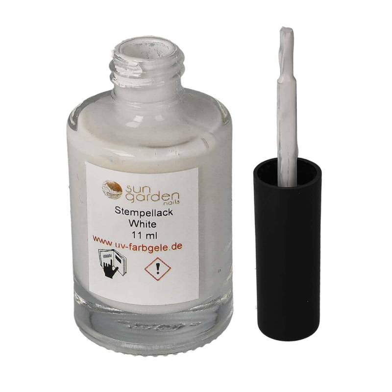 Sun Garden Nails 11ml Stempellack - Weiß Neuheiten