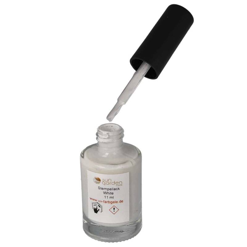 Sun Garden Nails 11ml Stempellack - Weiß Neuheiten