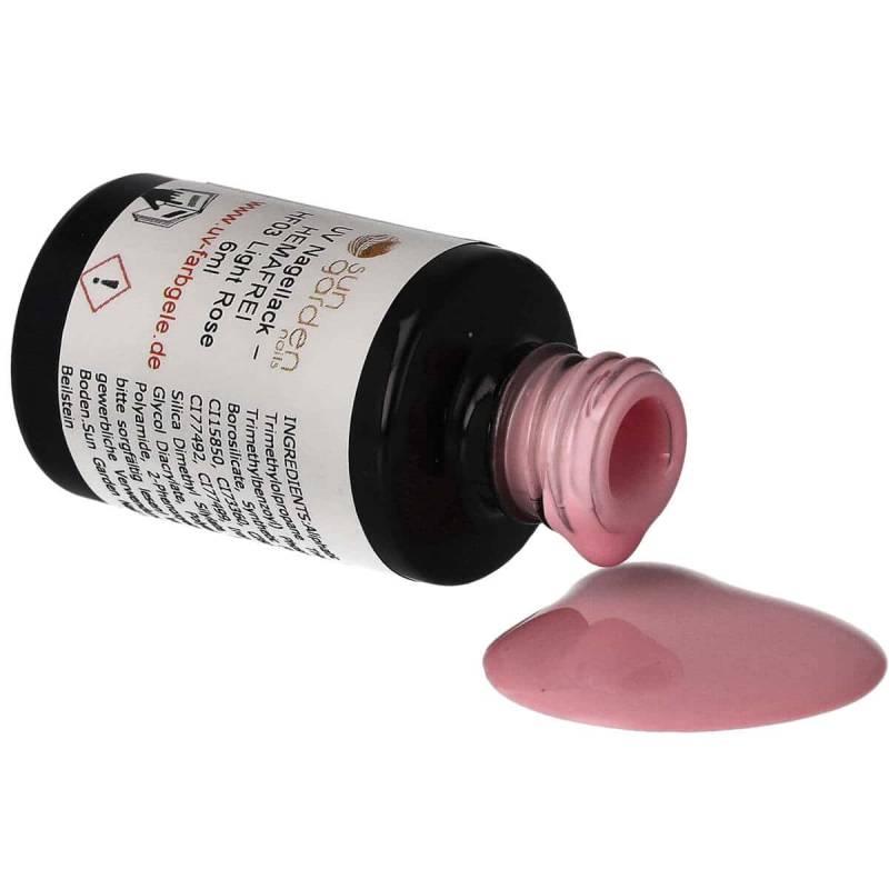Sun Garden Nails UV Nagellack 6ml - HEMA-FREI - Pink & Lila Töne Räumungsverkauf