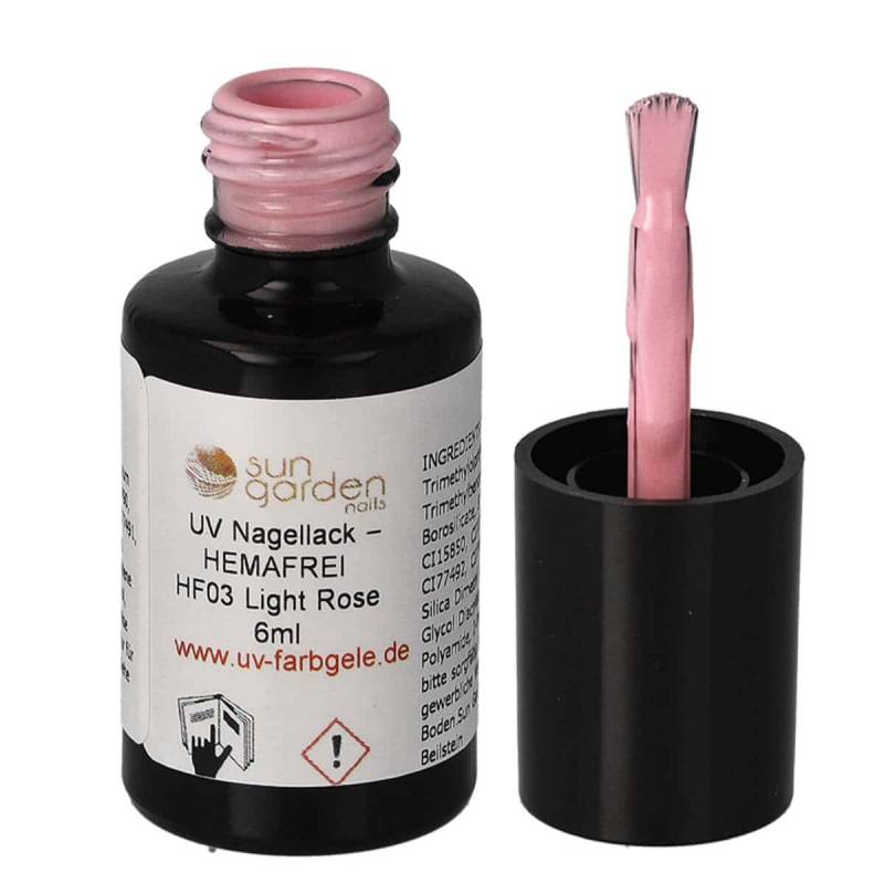 Sun Garden Nails UV Nagellack 6ml - HEMA-FREI - Pink & Lila Töne Räumungsverkauf