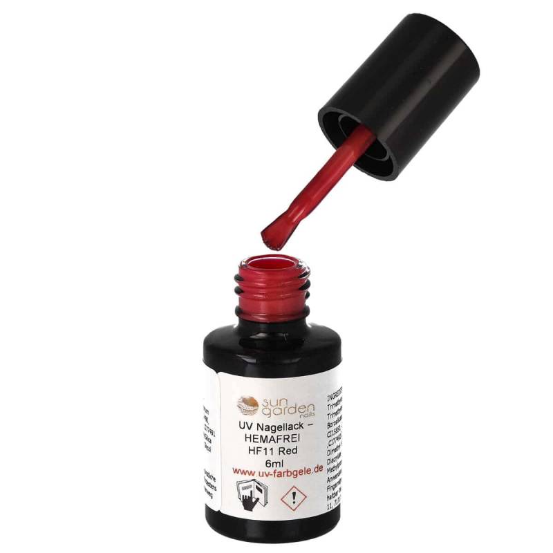 Sun Garden Nails UV Nagellack 6ml - HEMA-FREI - Rot Töne Tiefpreis