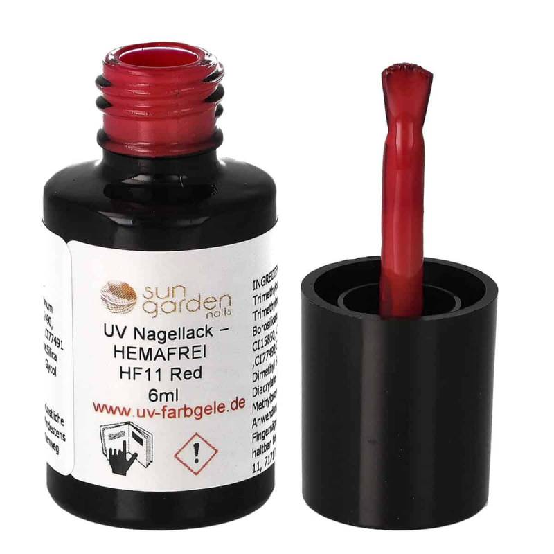Sun Garden Nails UV Nagellack 6ml - HEMA-FREI - Rot Töne Tiefpreis