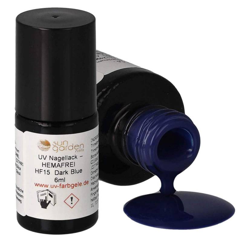 Sun Garden Nails UV Nagellack 6ml - HEMA-FREI - Blau Töne