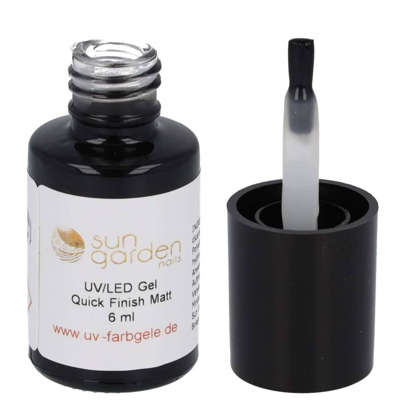 Sun Garden Nails 6ml UV Gel Matt Look Finish Klar - Pinselflasche Kostenlose Rückgabe
