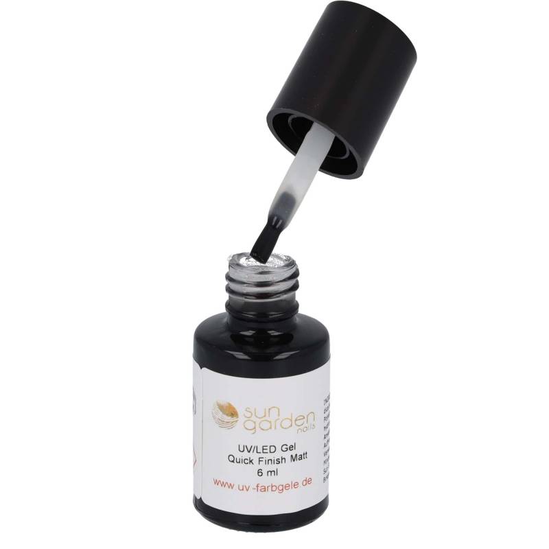 Sun Garden Nails 6ml UV Gel Matt Look Finish Klar - Pinselflasche Kostenlose Rückgabe