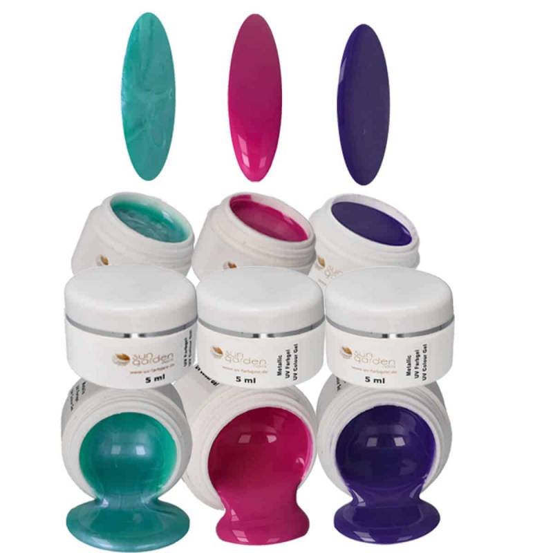 Sun Garden Nails UV Gel Starterset CHICAGO - Nagelstudio Set Vierteljährliche Förderung