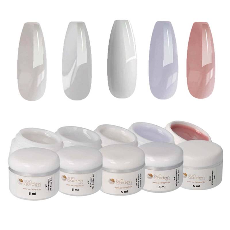 Sun Garden Nails UV Gel Starterset STARLIGHT + UV Gerät Clearance-Verkauf
