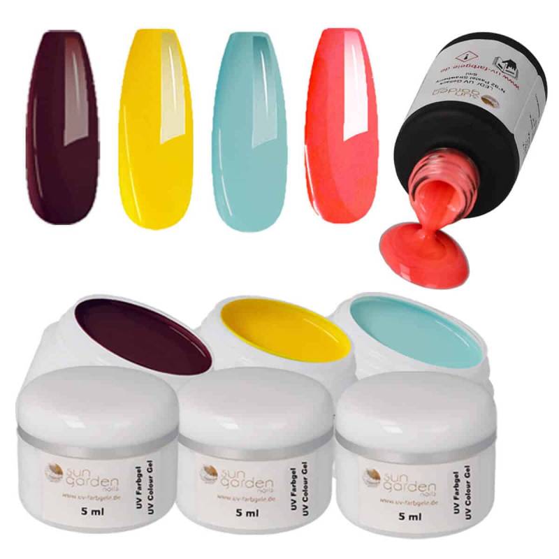 Sun Garden Nails UV Gel Starterset STARLIGHT + UV Gerät Clearance-Verkauf
