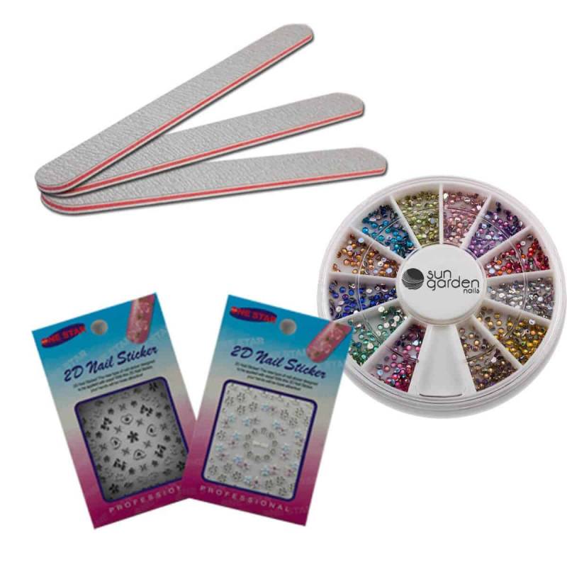Sun Garden Nails UV Nagellack Gel Set ATHEN + UV GERÄT Fabrikladen