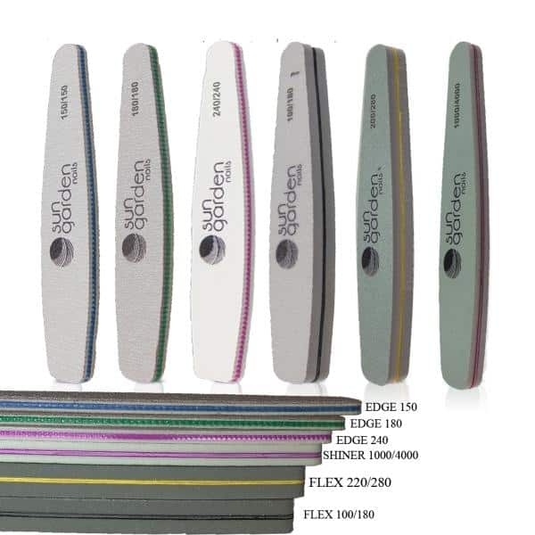 Sun Garden Nails Nagelfeilen Set - Profi Nail Base Tools 6tlg Speichern exportieren