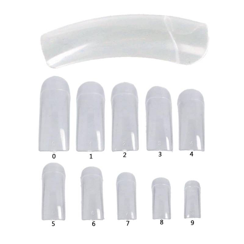 Sun Garden Nails Nageltips - Nail Tips A 500 Transparent in Tipbox Großer Ausverkauf