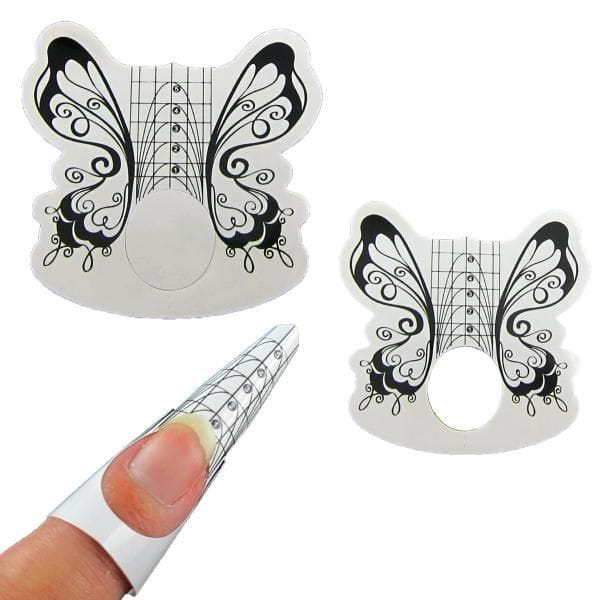 Sun Garden Nails Nagelschablonen Schmetterling 500 Stück FO-72 Preisnachlass