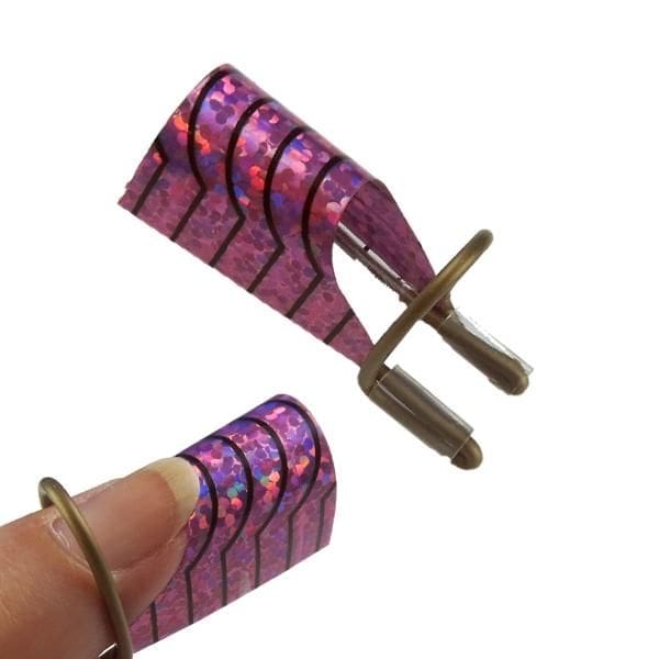 Sun Garden Nails Mehrweg-Nagel-Schablonen F0-18 pink 5 Stück Saisonschlussverkauf