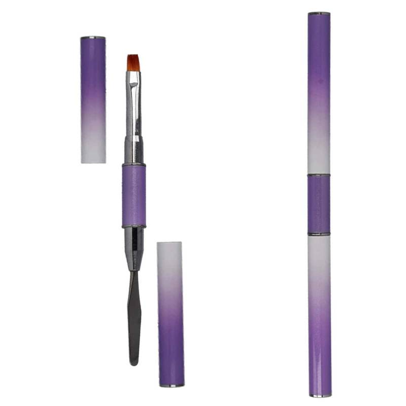 Sun Garden Nails Steckpinsel Spatel & Gelpinsel aus Kunsthaar - Square 2in1 Letzter Tag